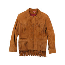
                  
                    Load image into Gallery viewer, 60&amp;#39;s Bar-Co SUEDE FRINGE JACKET
                  
                