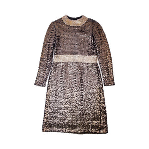 
                  
                    Load image into Gallery viewer, LONG SLEEVE SEQUIN DRESS
                  
                