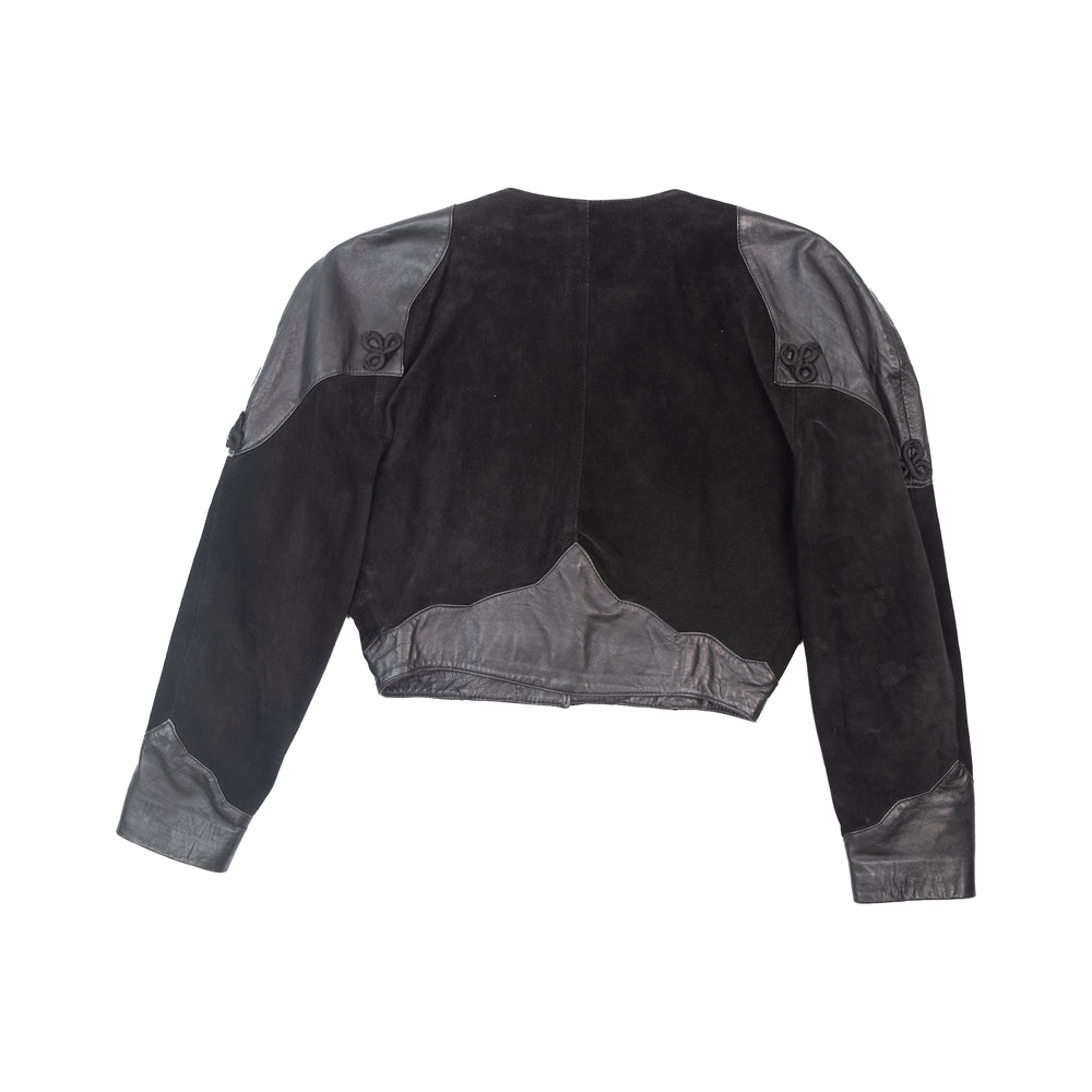 
                  
                    Load image into Gallery viewer, GAPELLE CROPPED SUEDE JACKET
                  
                