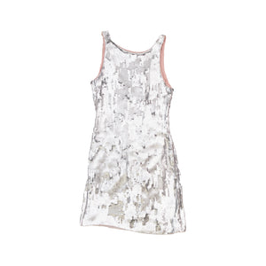 
                  
                    Load image into Gallery viewer, MINI SILVER SEQUIN DRESS
                  
                