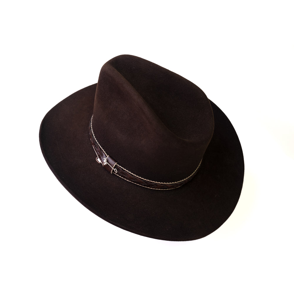 
                  
                    Load image into Gallery viewer, BROWN STETSON WOOL FELT HAT
                  
                