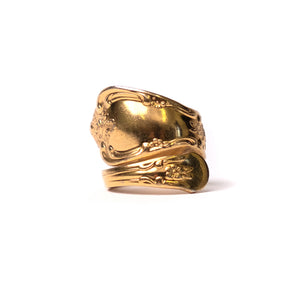 
                  
                    Load image into Gallery viewer, GOLD SPOON RING
                  
                