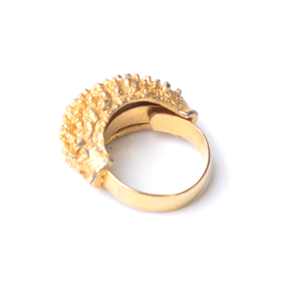 
                  
                    Load image into Gallery viewer, GOLD DOME SPIKE RING
                  
                