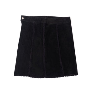 
                  
                    Load image into Gallery viewer, BLACK SUEDE MINI SKIRT
                  
                