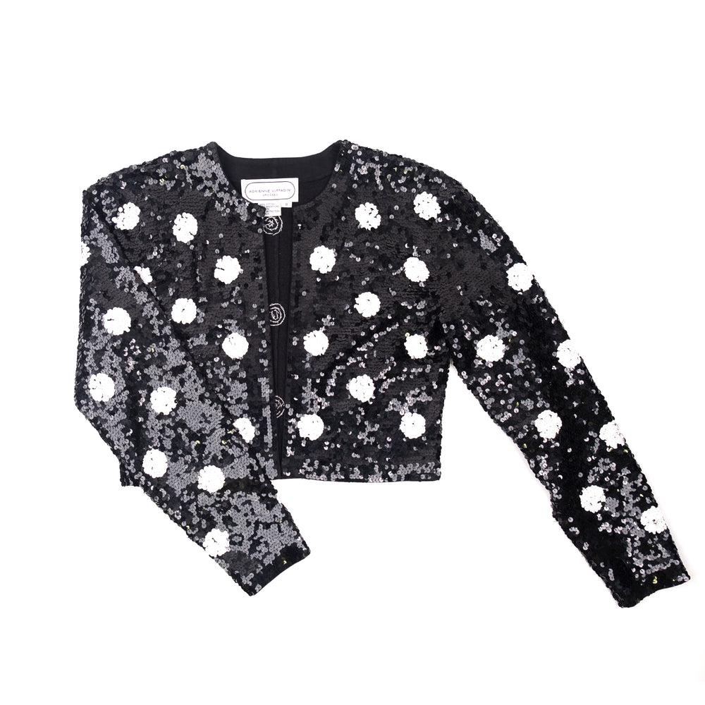 
                  
                    Load image into Gallery viewer, POLKA DOT SEQUIN JACKET
                  
                