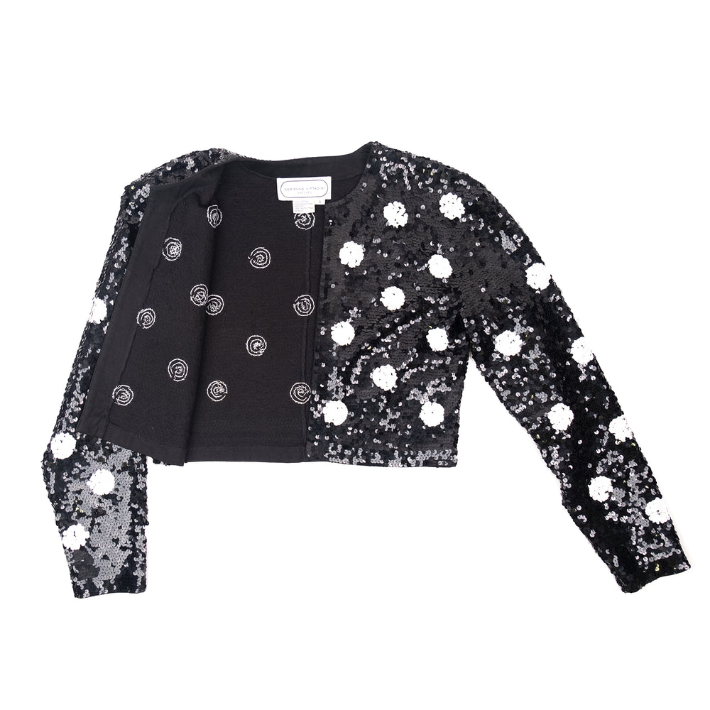 
                  
                    Load image into Gallery viewer, POLKA DOT SEQUIN JACKET
                  
                
