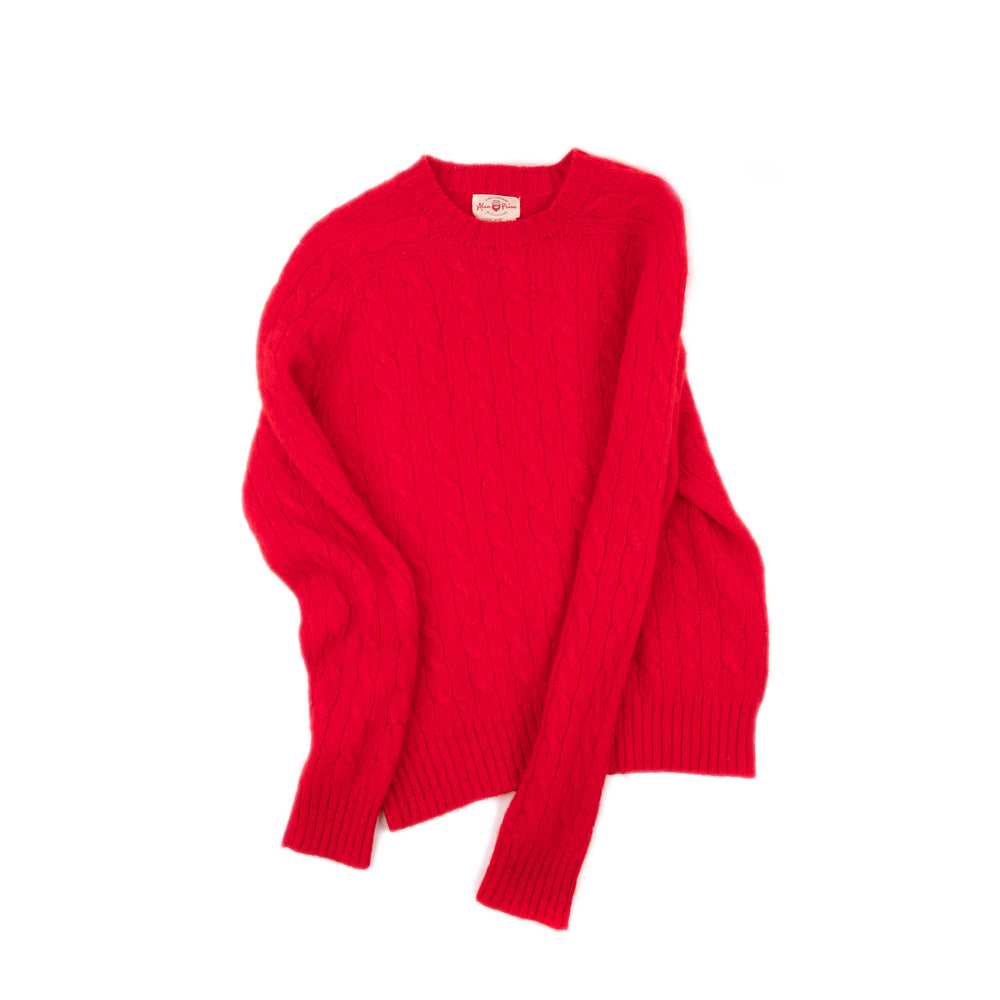 
                  
                    Load image into Gallery viewer, CABLE-KNIT WOOL SWEATER
                  
                