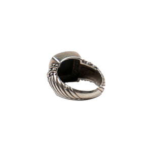 
                  
                    Load image into Gallery viewer, SILVER ONYX STONE RING
                  
                
