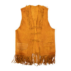 
                  
                    Load image into Gallery viewer, SUEDE FRINGED VEST
                  
                
