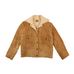 1970s JACK E WOLFE SHERPA AND SUEDE JACKET