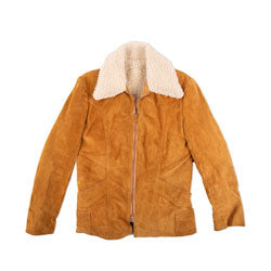 SUEDE SHERPA LINED JACKET