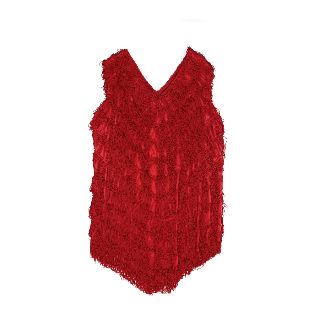RED FLAPPER DRESS