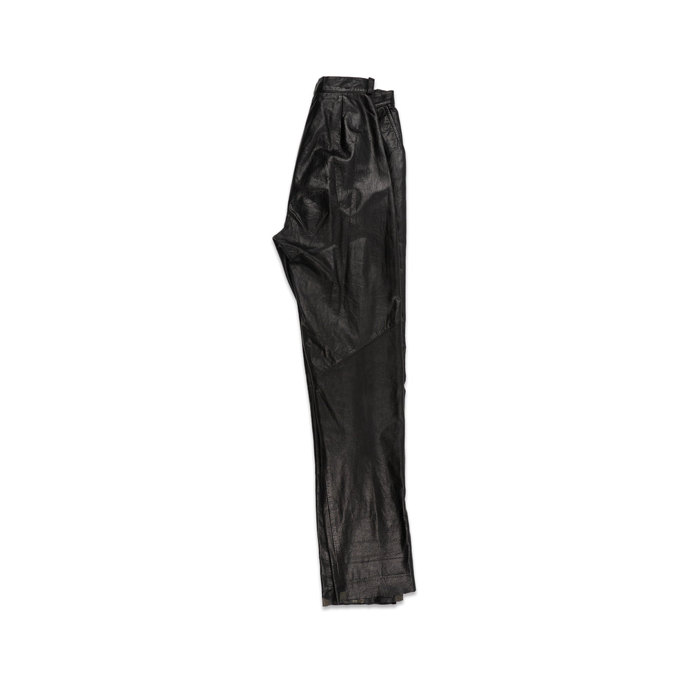 
                  
                    Load image into Gallery viewer, EREZ BLACK LEATHER PANTS
                  
                